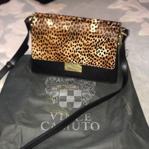 Vince Camuto Abril Leather Shoulder Bag